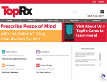 Tablet Screenshot of netstore.toprx.com